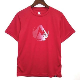 マーモット(MARMOT)のマーモット フォージアース Tシャツ カットソー 半袖 MJTS7078 赤 M(Tシャツ/カットソー(半袖/袖なし))