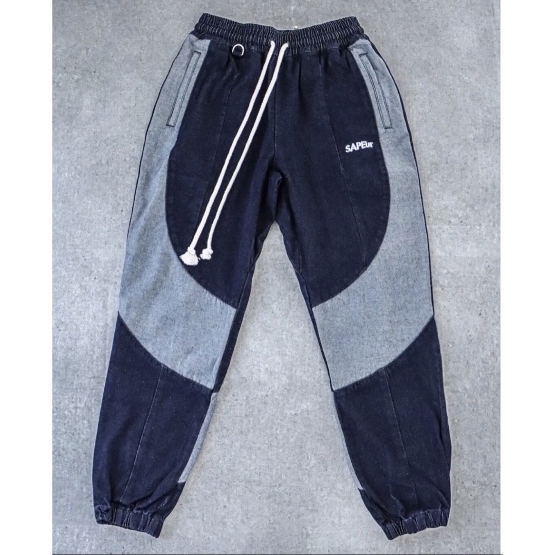 SAPEur Denim Track Pants "Indigo"パンツ