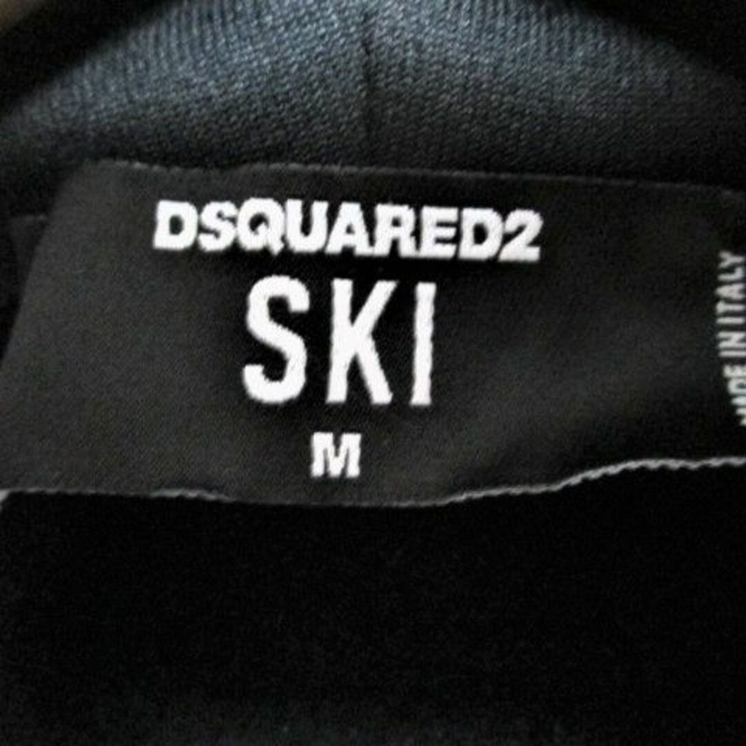 DSQUARED2 ディースクエアード ロゴ プリント スウェット パーカー/M