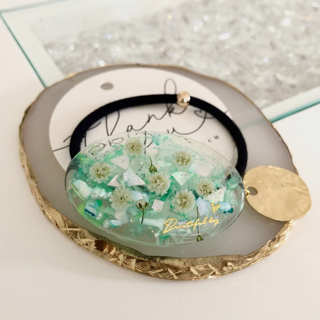 レジン ハンドメイド ヘアゴムスターチス 好適 レジン ハンドメイド ヘアゴムスターチス 好適