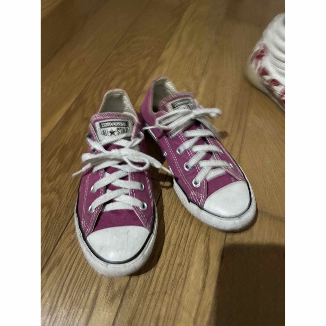 CONVERSE(コンバース)のコンバース　21㎝くらい　アイシーピンク レディースの靴/シューズ(スニーカー)の商品写真