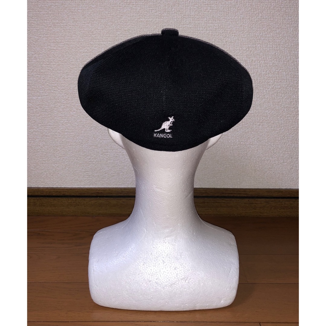 KANGOL(カンゴール)のM 美品 KANGOL キャスケット カンゴール ベレー帽 ブラック ハンチング メンズの帽子(キャスケット)の商品写真