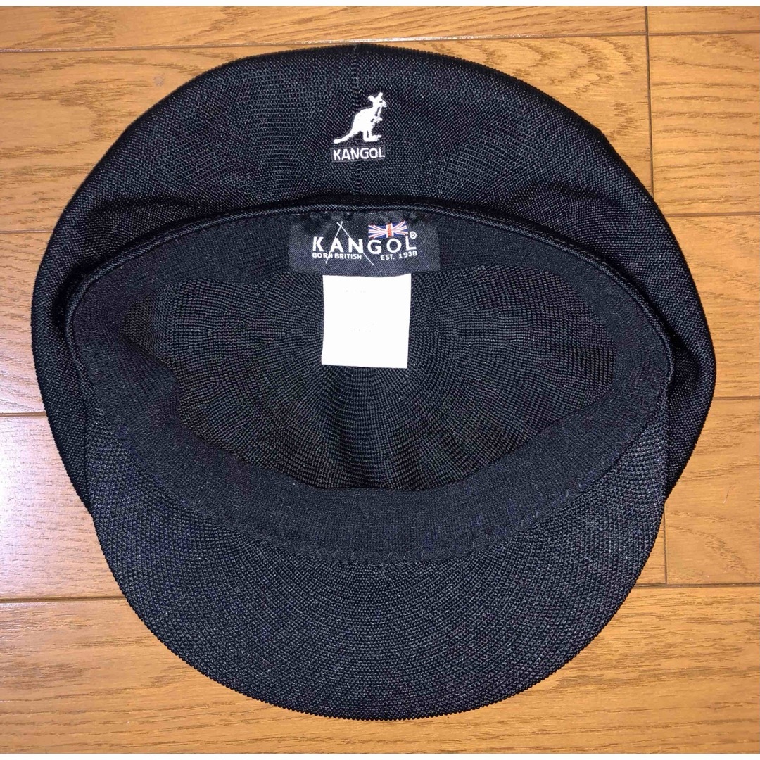 KANGOL(カンゴール)のM 美品 KANGOL キャスケット カンゴール ベレー帽 ブラック ハンチング メンズの帽子(キャスケット)の商品写真