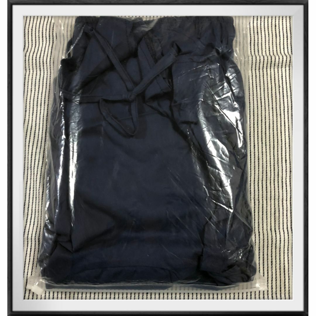 【大人気】サルエル 　ガウチョ　メンズ　パンツ　XLサイズ　ネイビー メンズのパンツ(サルエルパンツ)の商品写真