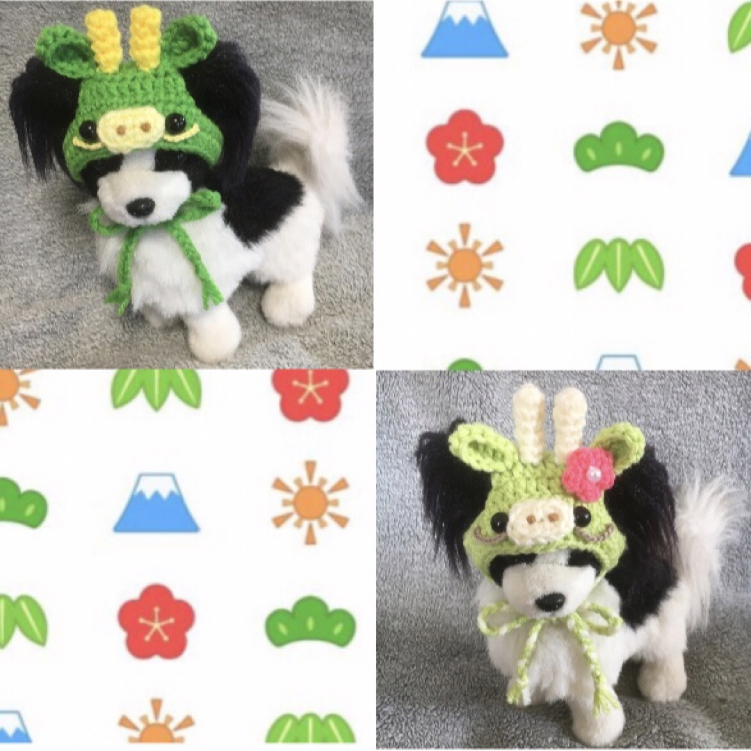 mi様専用🐲2024年辰年🐲タツの帽子🐲小型犬・チワワ用の通販 by mimi's