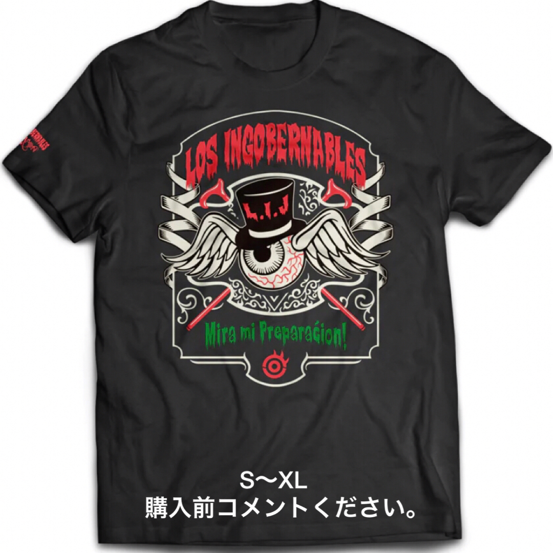 内藤哲也 Tシャツ ロスインゴベルナブレスデハポン 新日本プロレス 高橋ヒロム