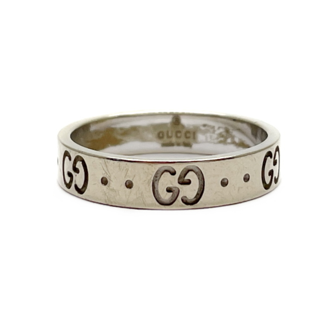Gucci(グッチ)のGUCCI アイコン リング・指輪 K18WG レディースのアクセサリー(リング(指輪))の商品写真