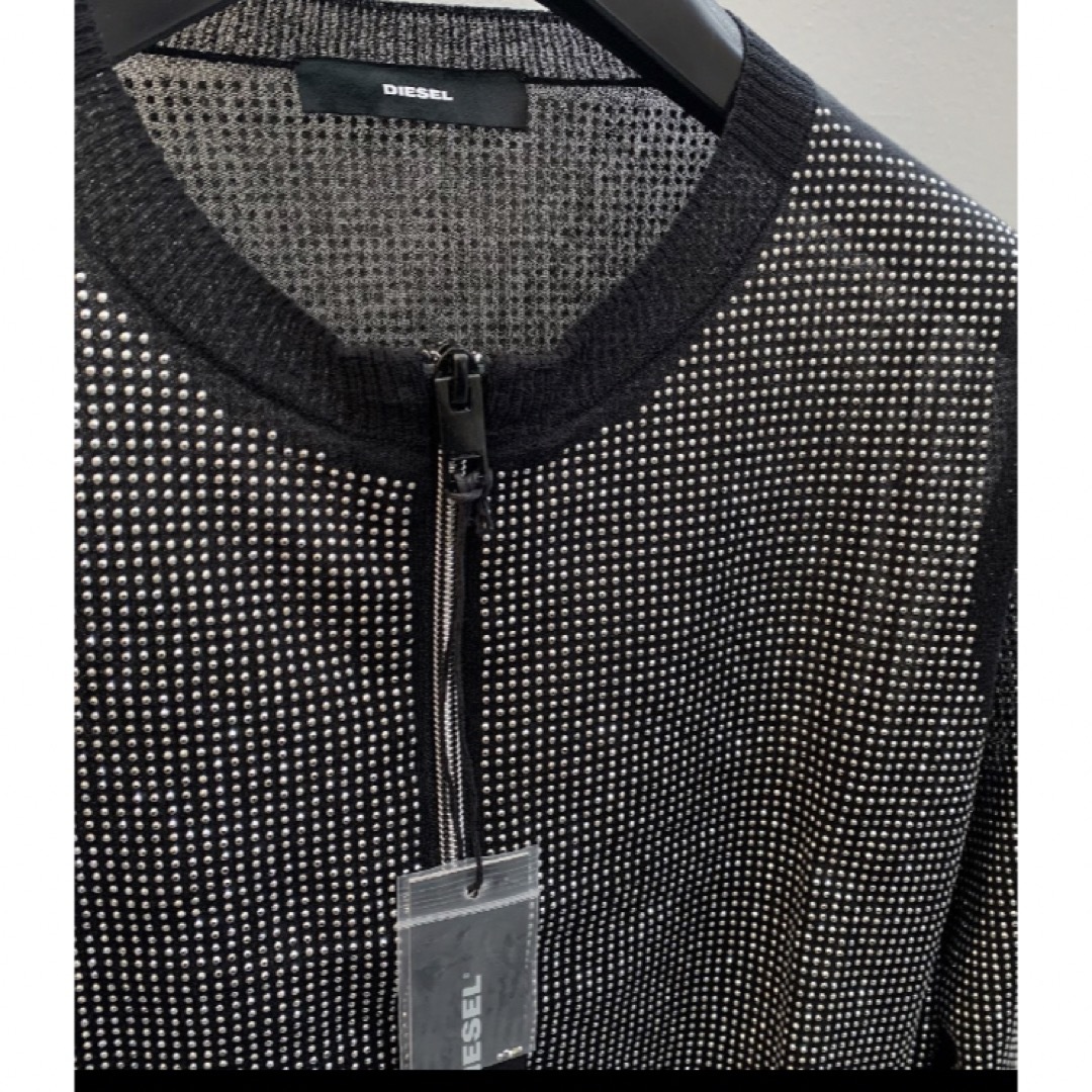☆新品☆ ディーゼル DIESEL ニットカーディガン 薄手 透け感