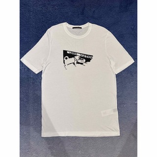 LOUIS VUITTON DOG'S BAR Tシャツ オレンジ黒 犬プリント