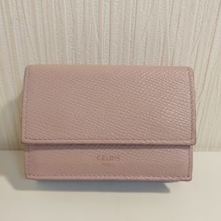 セリーヌ(celine)のセリーヌ フォールドコンパクトウォレット ミニ財布 ピンク 10E603BEL(財布)