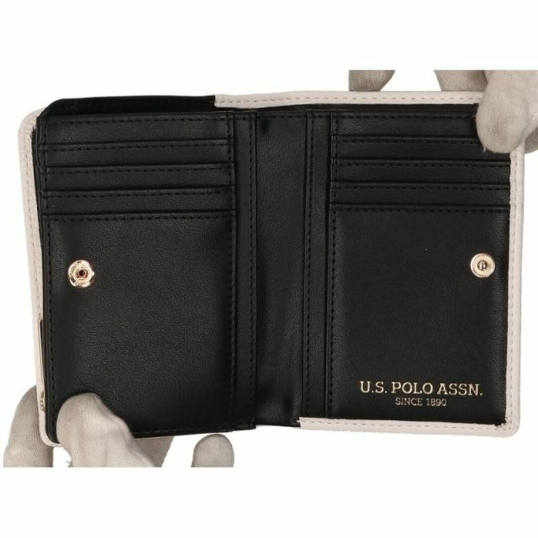 Polo Club(ポロクラブ)のユーエス ポロ アッスン U.S. POLO ASSN. 二つ折財布 US2589 WHITE レディースのファッション小物(財布)の商品写真