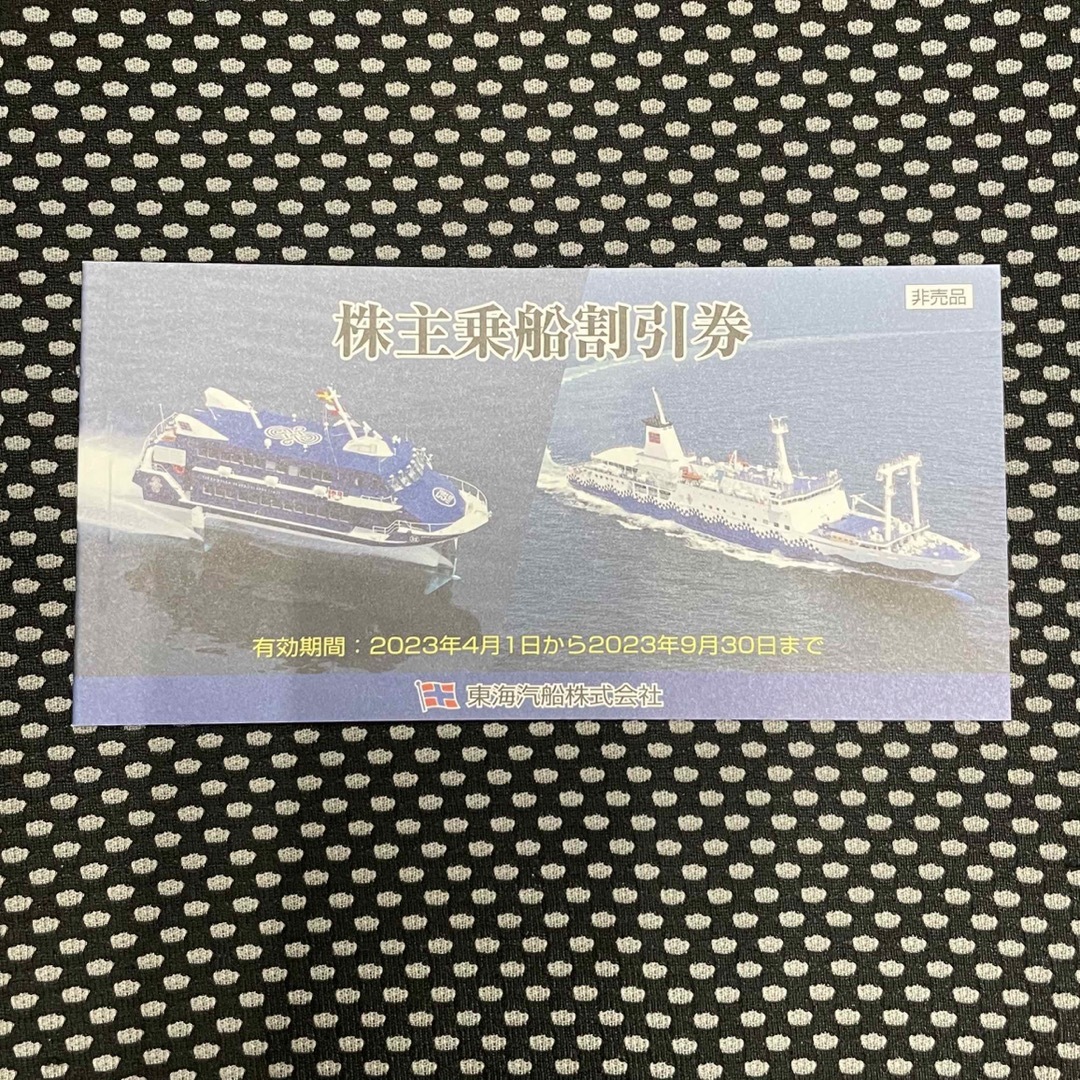 東海汽船　株主乗船割引券6枚＆株主サービス券