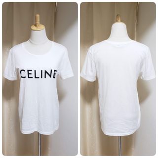 セリーヌ(celine)のCELINE セリーヌ ロゴプリントTシャツ 半袖 ホワイト 2X314916G(Tシャツ(半袖/袖なし))