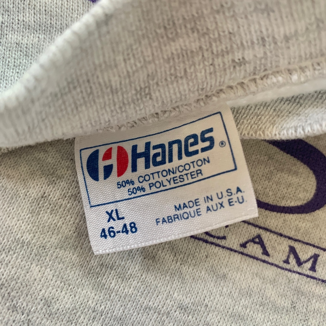 Hanes(ヘインズ)のHanes アメリカ製 ８０’s ヴィンテージスウェット ヘインズ ヘザー XL メンズのトップス(スウェット)の商品写真