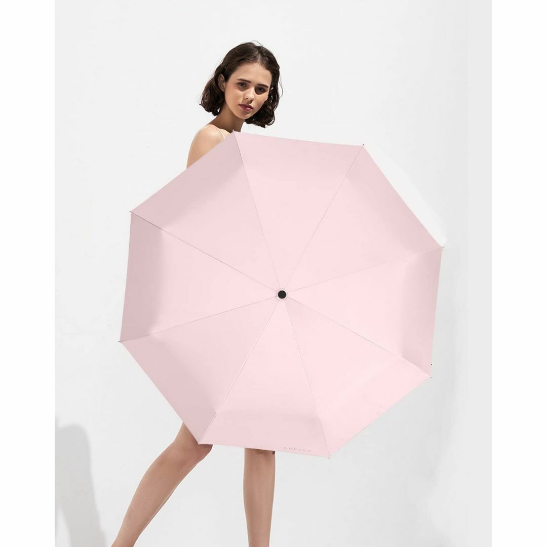 色:ピンク】2023新版 折りたたみ傘 ワンタッチ自動開閉 日傘 UVカット