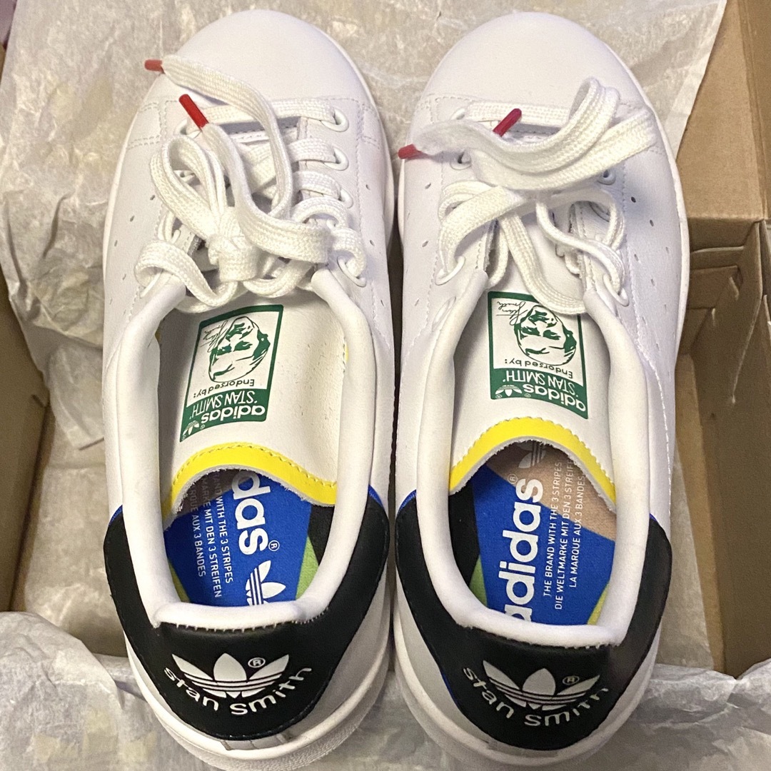 【試着のみ】adidas STAN SMITH FY2357 天然皮革 24cm