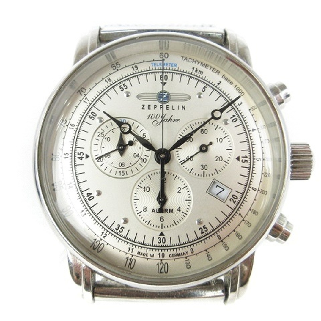 ツェッペリン 100Jahre 記念モデル 腕時計 アナログ シルバーカラー