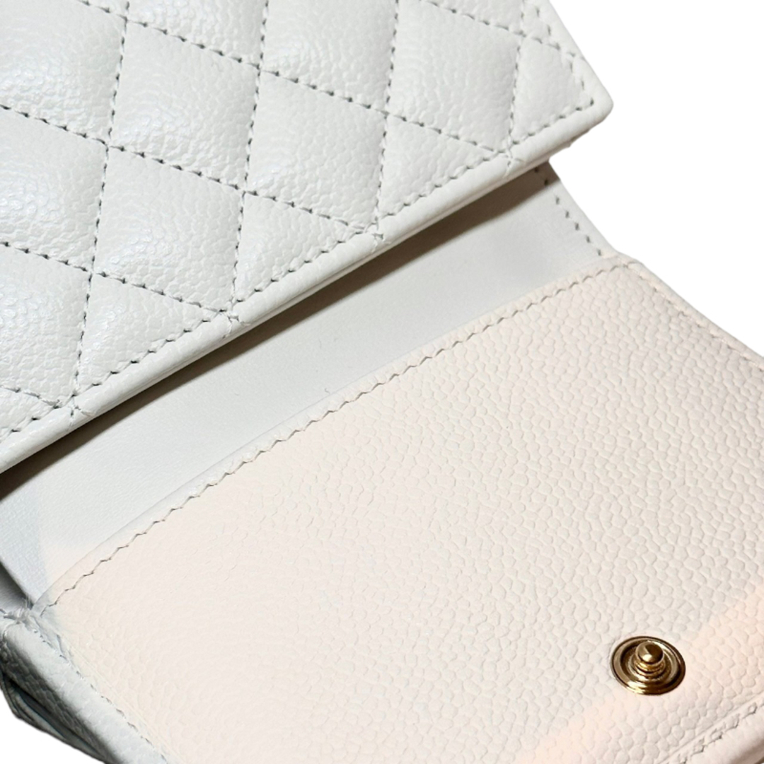 シャネル CHANEL ボーイシャネル コンパクトウオレット 三つ折り