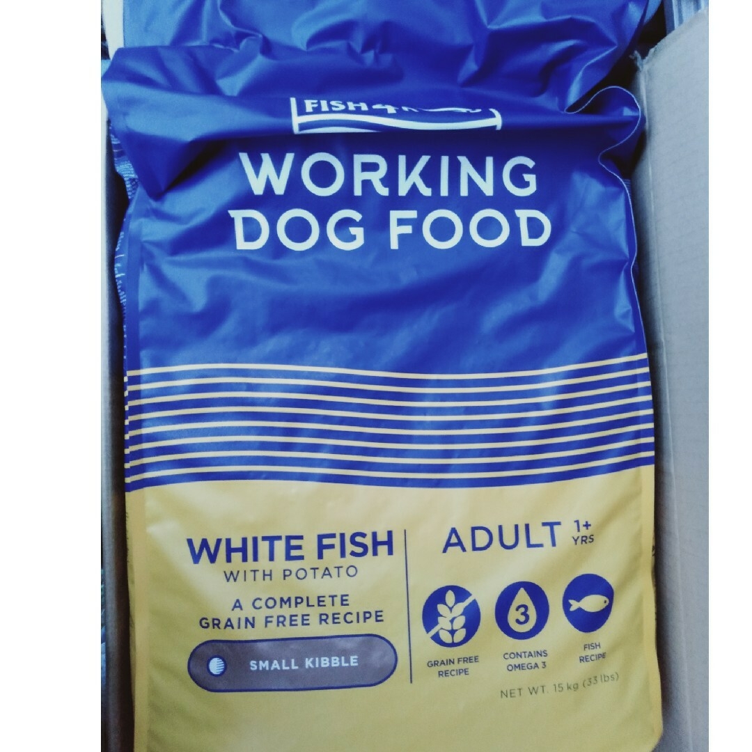 Fish4Dogs(フィッシュフォードッグ)のフィシュ４ドッグ　ホワイトフィシュ15kg その他のペット用品(ペットフード)の商品写真