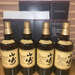 山崎12年　700ml 箱付き(ウイスキー)