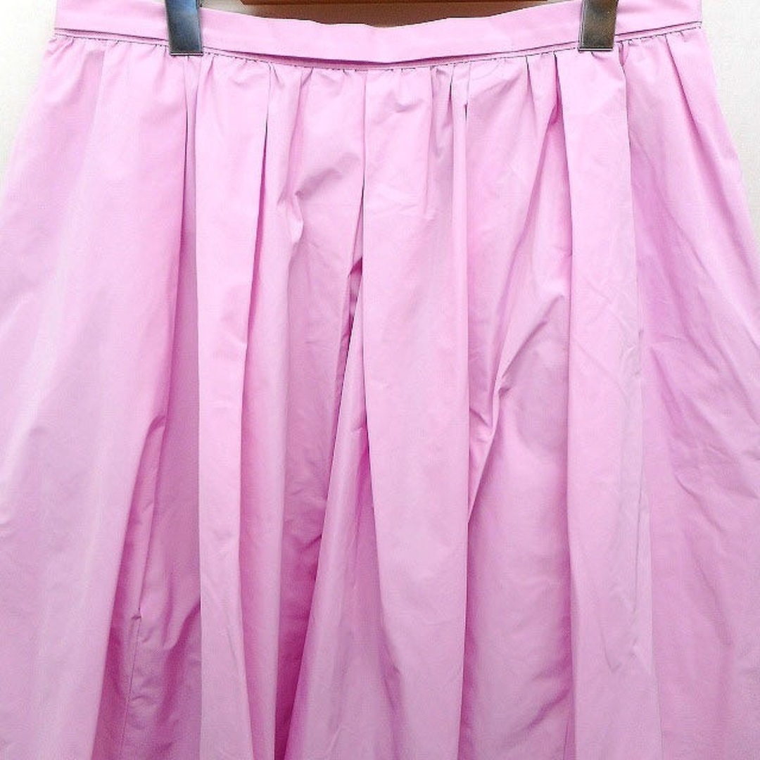 ef-de(エフデ)のエフデ ef-de タック フレアスカート ひざ下丈 無地 ポリエステル 13 レディースのスカート(ひざ丈スカート)の商品写真