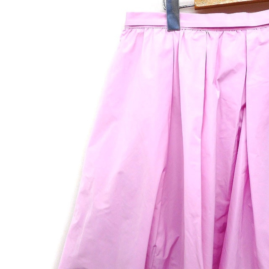 ef-de(エフデ)のエフデ ef-de タック フレアスカート ひざ下丈 無地 ポリエステル 13 レディースのスカート(ひざ丈スカート)の商品写真