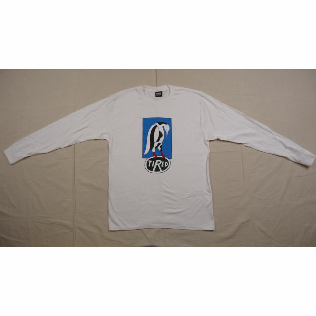 TIRED SKATEBOARDS ROVER L/S T-SHIRT 白 L