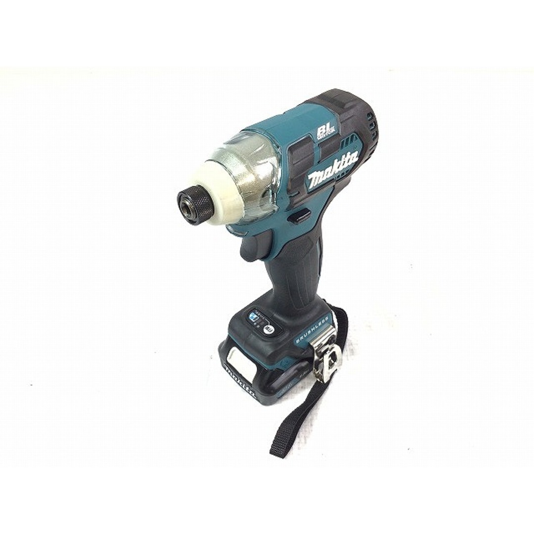 ☆未使用品☆makita マキタ 10.8V 充電式インパクトドライバ TD111DSHX 青色 バッテリー2個(10.8V 1.5Ah) 充電器 ケース付き 74572