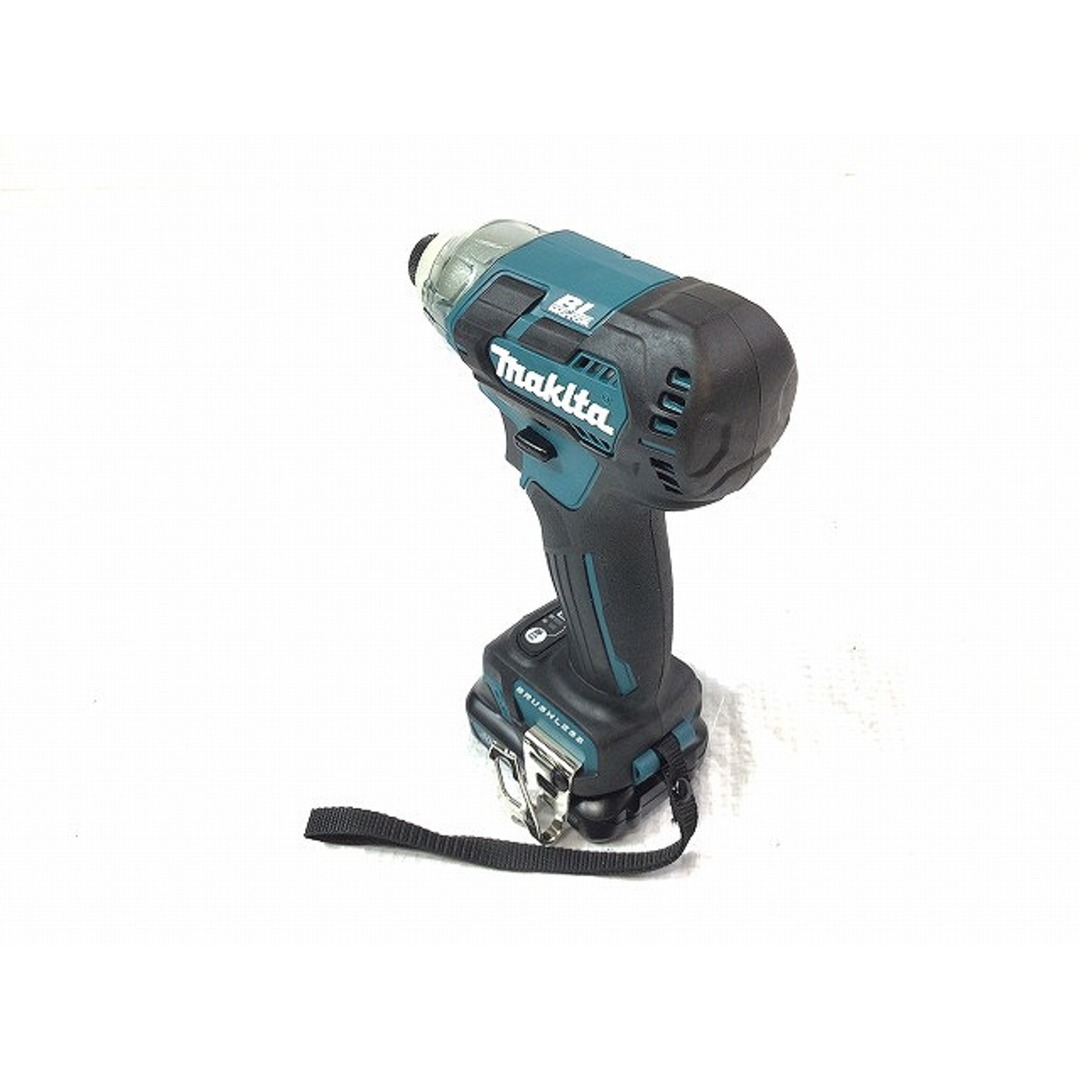 ☆未使用品☆makita マキタ 10.8V 充電式インパクトドライバ TD111DSHX 青色 バッテリー2個(10.8V 1.5Ah) 充電器 ケース付き 74572