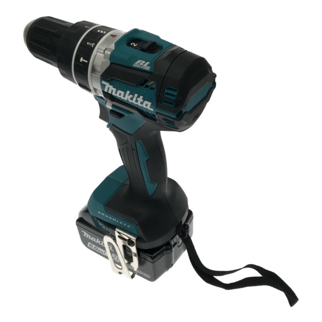 ☆未使用品☆makita マキタ 18V 充電式震動ドライバドリル HP484DRGX バッテリー2個(18V 6.0Ah) 充電器 ケース付 ドリルドライバー 74587