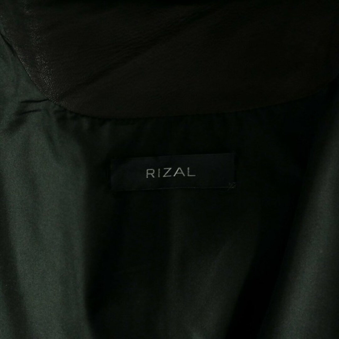 リザール RIZAL ジップアップ ファー ブルゾン パーカー M ブラック 6