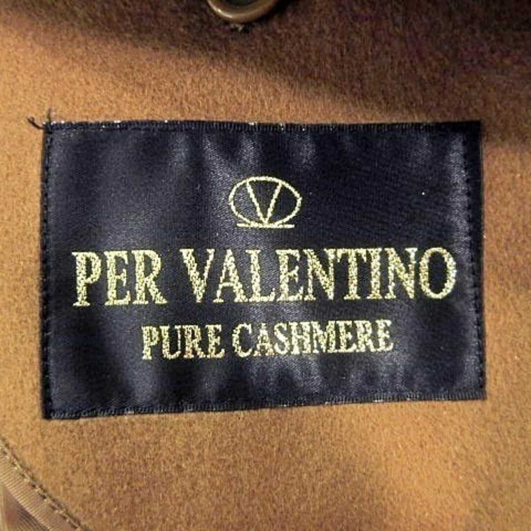 Valentino Rudy ステンカラーコート カシミヤ100% 黒3L