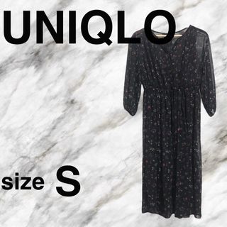 ユニクロ(UNIQLO)のユニクロ　透けワンピ　シースルーワンピース(ロングワンピース/マキシワンピース)