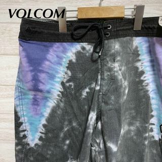 ボルコム(volcom)の新品 VOLCOM 水着 海パン タイダイ柄 ショーツ 未使用品(水着)