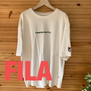 フィラ(FILA)のFILA フィラ　ヘリテージTシャツ　メンズ　XL(Tシャツ/カットソー(半袖/袖なし))