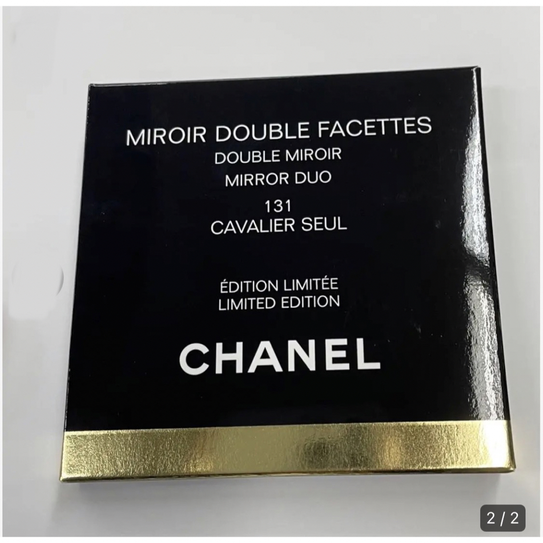 CHANEL - CHANEL ミロワール ドゥーブル ファセット コンパクト ダブル