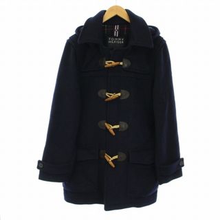 トミーヒルフィガー(TOMMY HILFIGER)のTOMMY HILFIGER ダッフルコート アウター フード XL 紺(ダッフルコート)