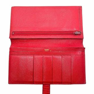 Hermes - 【激レア✨入手困難】エルメス 長財布 べアン リザード A