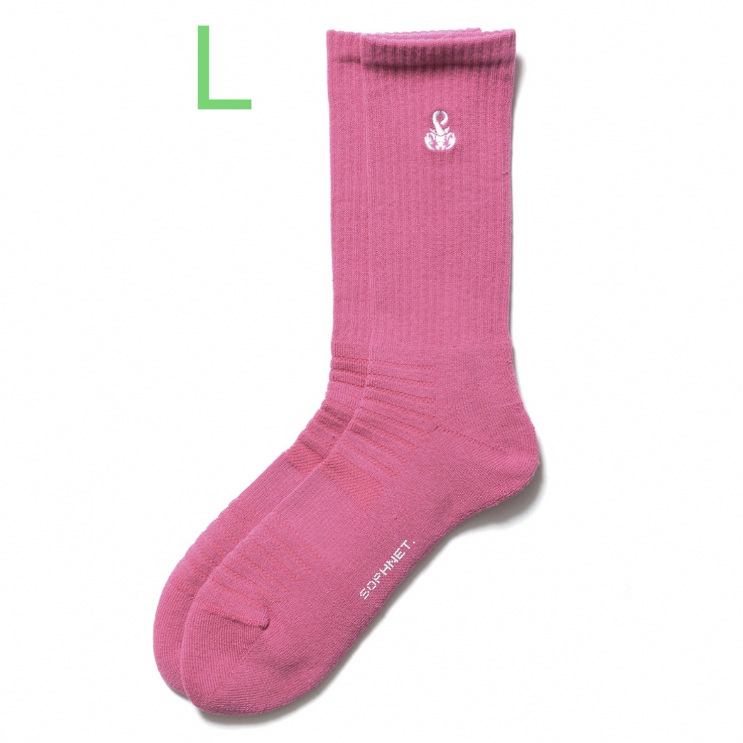 SOPHNET.(ソフネット)のSOPHNET. SCORPION SOCKS ピンク Pink / LARGE メンズのレッグウェア(ソックス)の商品写真