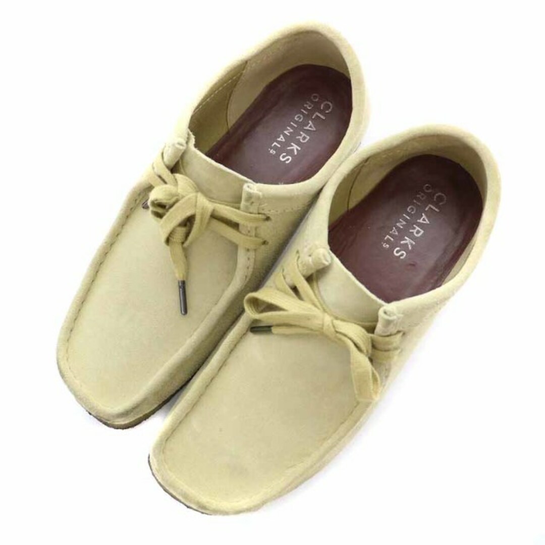 約3cm最大幅clarks ワラビーブーツ スエード ローヒール US8.5 26cm