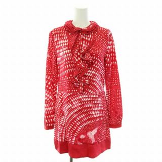 Roberto Cavalli - 極美品 Roberto Cavalli チェーン 花柄 総柄 ミニ丈