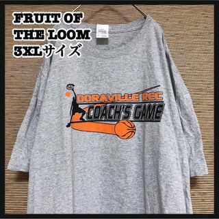 フルーツオブザルーム(FRUIT OF THE LOOM)の【フルーツオブザルーム】半袖Tシャツ バスケ　ダンクシュート　カレッジロゴ59(Tシャツ/カットソー(半袖/袖なし))