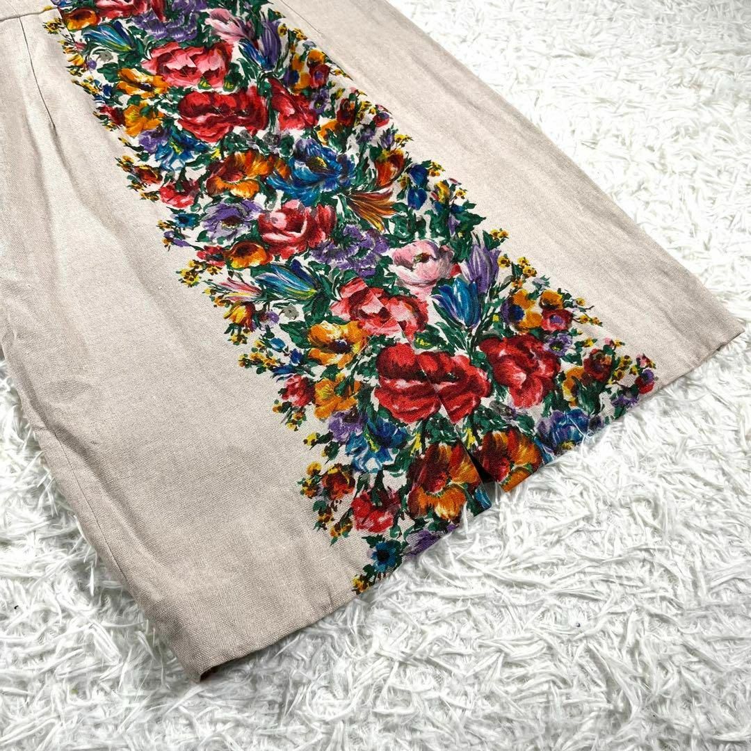DOLCE&GABBANA - 【極美品】DOLCE&GABBANA リネン フローラル