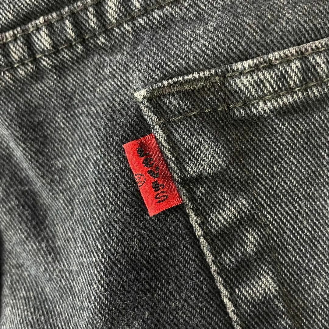 Levi's 501 ブラック デニム 超ビックサイズ ジップフライ 極太 古着