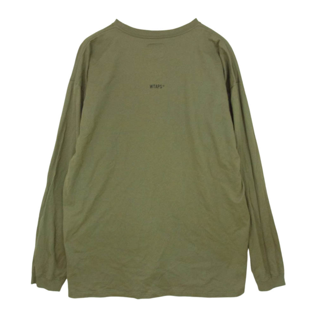 WTAPS ダブルタップス WTVUA L/S TEE 長袖Ｔシャツ カットソー カーキ