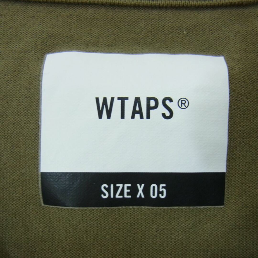 WTAPS ダブルタップス WTVUA L/S TEE 長袖Ｔシャツ カットソー カーキ