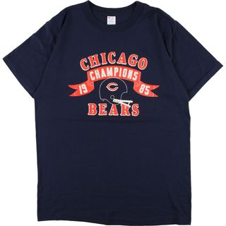 古着 80年代 チャンピオン Champion トリコタグ NFL CHICAGO BEARS シカゴベアーズ スポーツプリントTシャツ USA製  メンズL ヴィンテージ /eaa352039