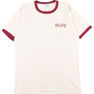 チャンピオン(Champion)の古着 70年代 チャンピオン Champion バータグ リンガーTシャツ USA製 メンズM ヴィンテージ /eaa352046(Tシャツ/カットソー(半袖/袖なし))