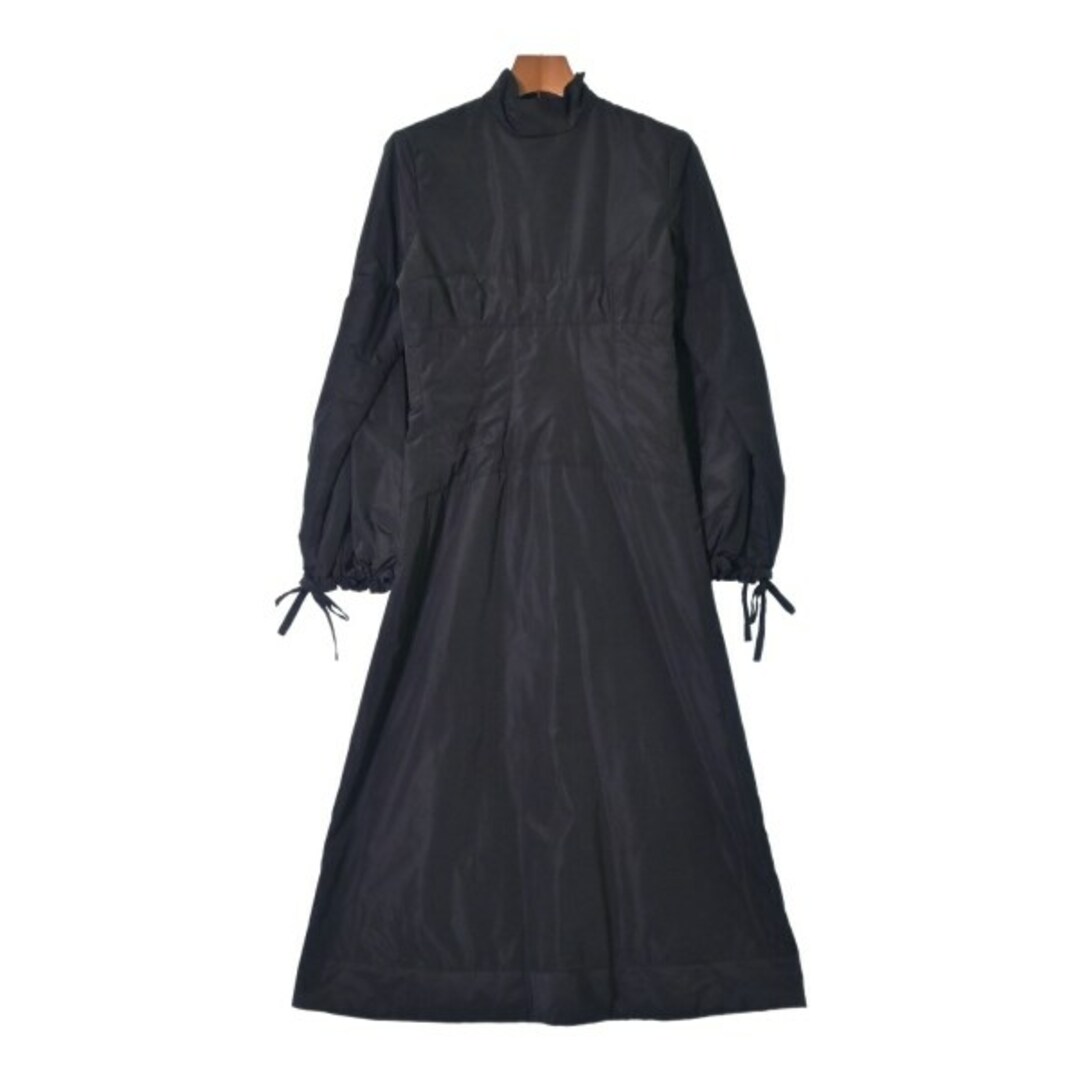 Jil Sander(ジルサンダー)のJIL SANDER ジルサンダー ワンピース 34(XXS位) 黒 【古着】【中古】 レディースのワンピース(ひざ丈ワンピース)の商品写真