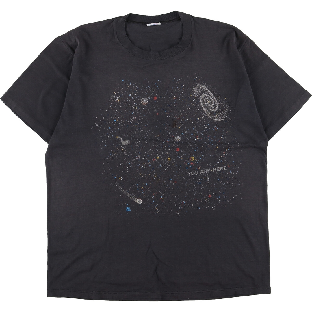 80年代 宇宙柄 プリントTシャツ メンズL ヴィンテージ /eaa351249 - T ...